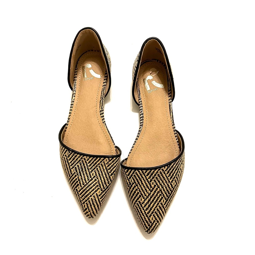 Report Shoes Herringbone Print